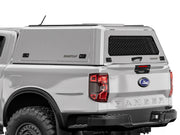 Hard top RSI SmartCap EVOc Commercial per Ford Ranger 2023+ Double Cab, vista posteriore 3/4 ravvicinata
