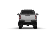 Hard top RSI SmartCap EVOc Commercial per Mitsubishi L200 / Triton 2016–2024 Double Cab, vista posteriore su sfondo bianco
