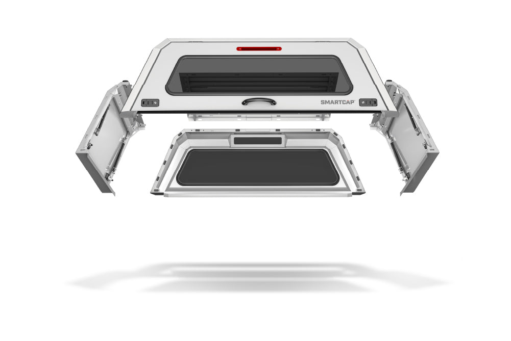 RSI SmartCap EVOc Commercial: particolare costruttivo dell'hard top in acciaio inox
