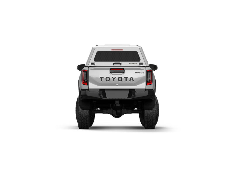 Hard top RSI SmartCap EVOc Commercial per Toyota Hilux 2026+ Double Cab, vista posteriore su sfondo bianco