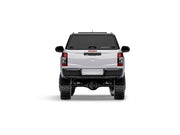 Hard top RSI SmartCap EVOd Defender per Mitsubishi L200 / Triton 2016–2024 Double Cab, vista posteriore su sfondo bianco