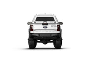 Hard top RSI SmartCap EVOh Hatchback per Ford Ranger 2023+ Double Cab, vista posteriore su sfondo bianco
