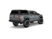 Hard top RSI SmartCap EVOs Sport per Chevrolet Colorado / GMC Canyon 2015–2022 Crew Cab 5', vista posteriore 3/4 lato destro su sfondo bianco