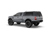 Hard top RSI SmartCap EVOs Sport per Ford Ranger 2012–2022 Extra Cab, vista posteriore 3/4 su sfondo bianco