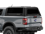 Hard top RSI SmartCap EVOs Sport per Ford Ranger 2023+ Double Cab, vista posteriore 3/4 ravvicinata