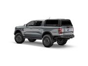 Hard top RSI SmartCap EVOs Sport per Ford Ranger 2023+ Extra Cab, vista posteriore 3/4 su sfondo bianco
