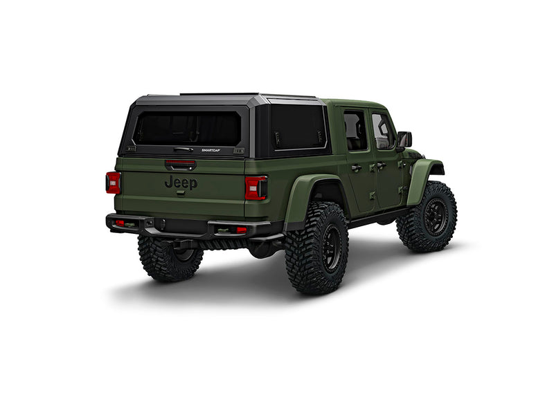 Hard top RSI SmartCap EVOs Sport per Jeep Gladiator 2019+, vista posteriore su sfondo bianco