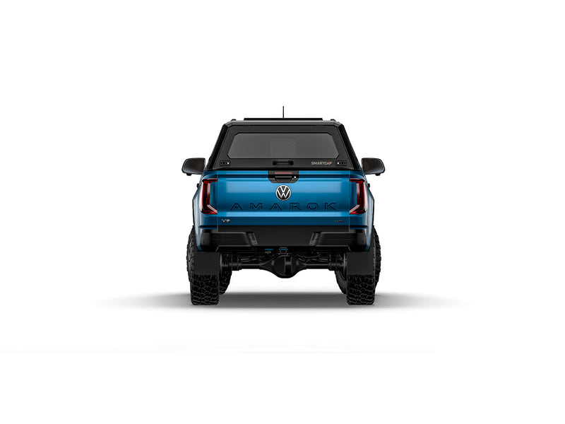 Hard top RSI SmartCap EVOs Sport per Volkswagen Amarok 2023+ Double Cab, vista posteriore su sfondo bianco