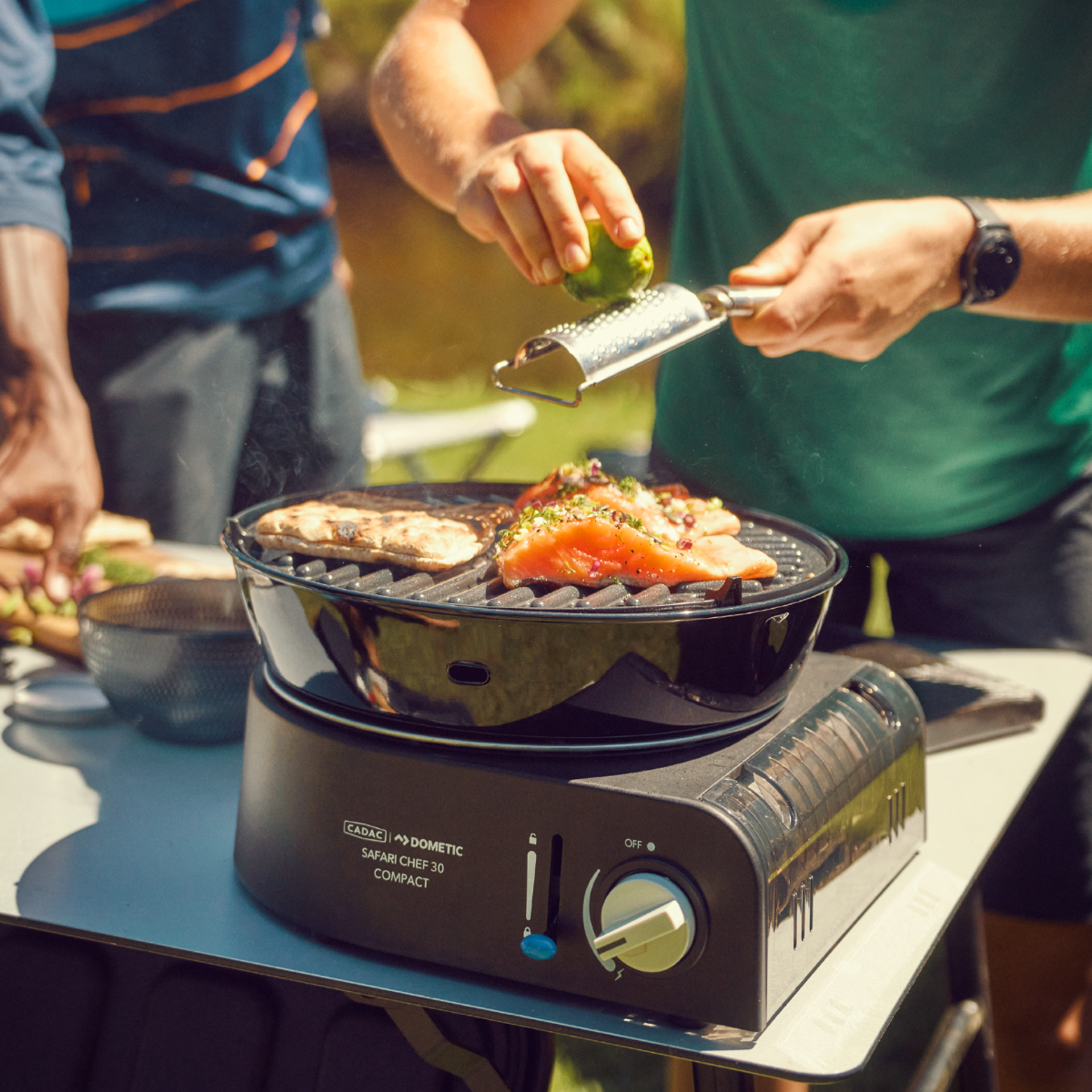Cadac Safari Chef 30 Compact in uso