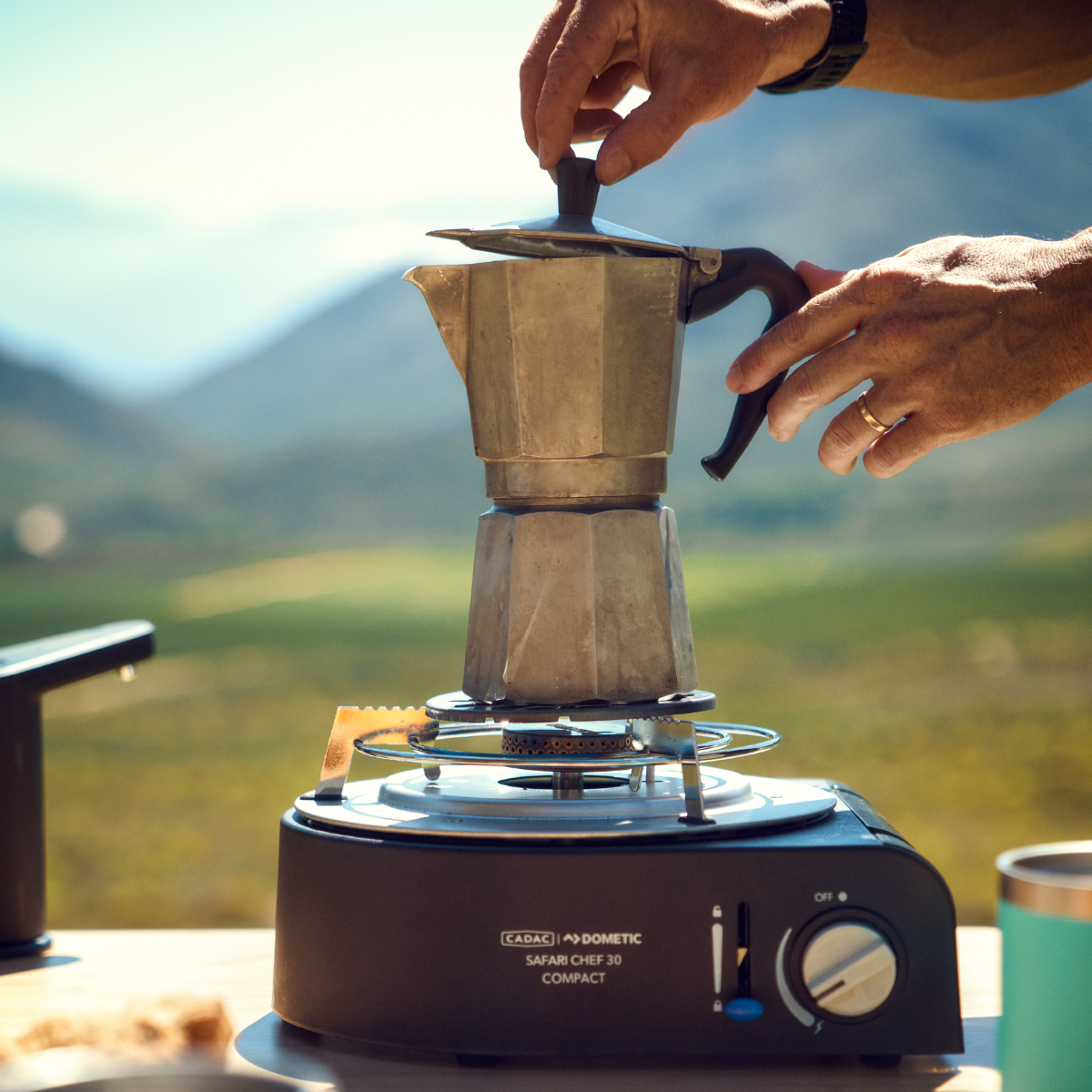 Cadac Safari Chef 30 Compact in uso