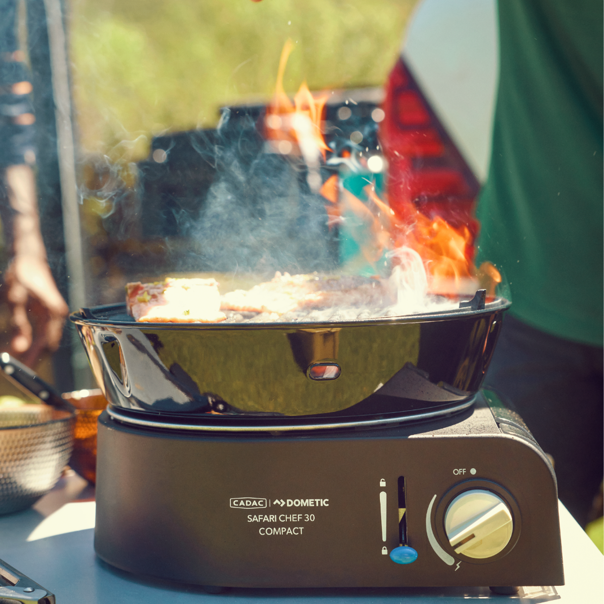 Cadac Safari Chef 30 Compact in uso