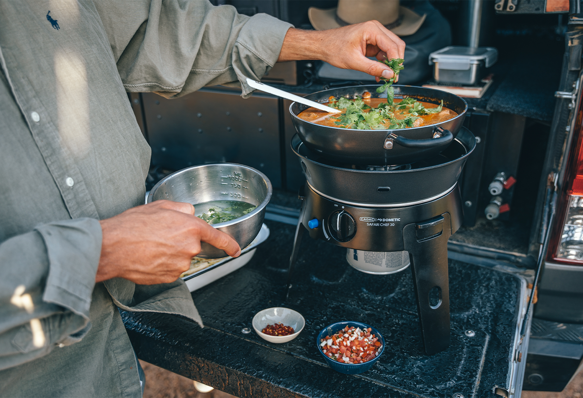 Cadac Safari Chef 30, barbecue a gas compatto