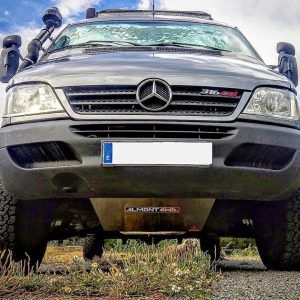 MERCEDES BENZ SPRINTER 1 W901-905 CDI 4X4 1995 - 2006 261-Piastra paramotore anteriore (tutti i motori) – immagine 2