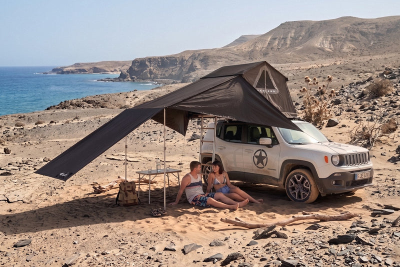 Tendalino AutoHome per Air-Camping, Overland e Nomadland – zona d’ombra in campeggio