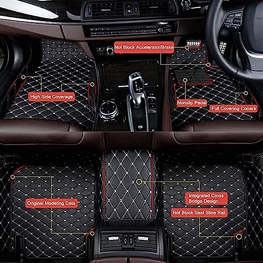 SET OF IMITATION LEATHER MATS FOR FORD RANGER