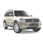 MITSUBISHI PAJERO V80-V87 2007-15 214 Radiador delantero/motor/placa protectora de dirección