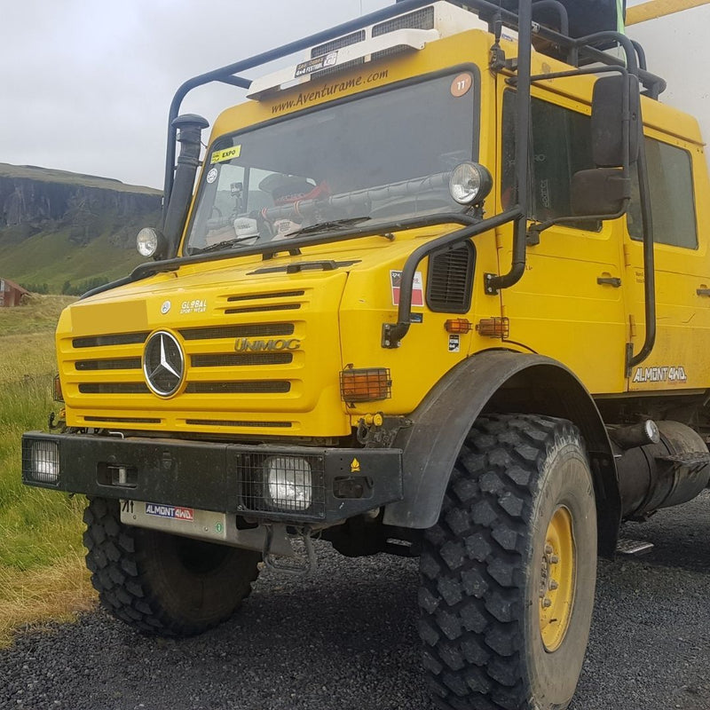 MERCEDES BENZ MB UNIMOG 286-Piastra paramotore anteriore