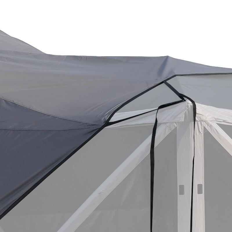 Wild Land annesso universale montato su tenda da tetto 2