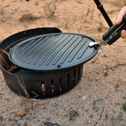 Wild Land set cucina da campo in ghisa (Dutch Oven) con treppiede – foto 6