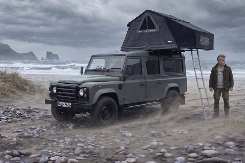 Wing AutoHome per Air-Camping, Overland e Nomadland – in uso in spiaggia