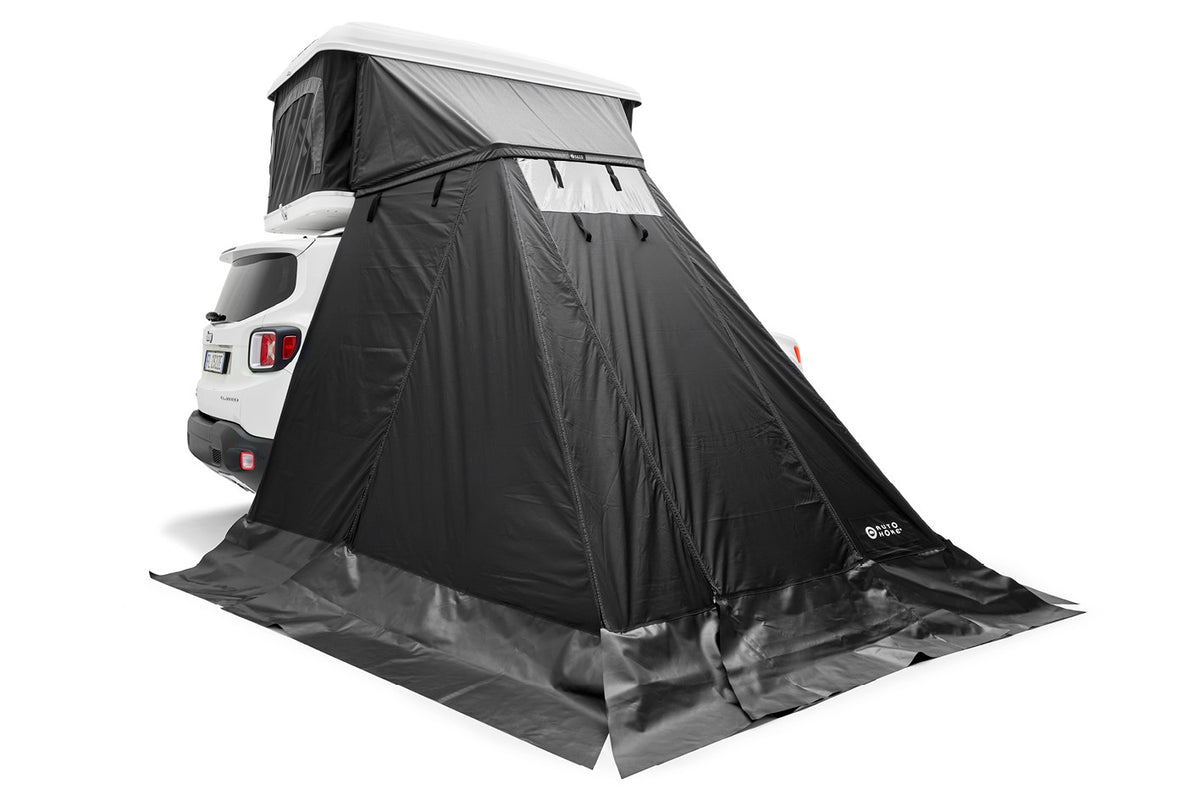Wing + Cabina Privacy AutoHome – completamente aperta