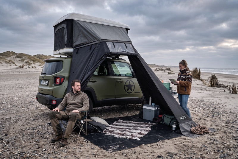 Wing + Cabina Privacy AutoHome – in campeggio