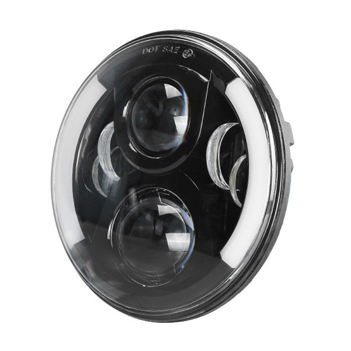 MOTORCYCLE/CAR FRONT LED HEADLIGHT (high and low beam - 7 inches)