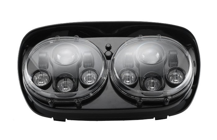 FARO DOBLE LED de 7 "para Harley Davidson Road Glide 2004 ~ 2013