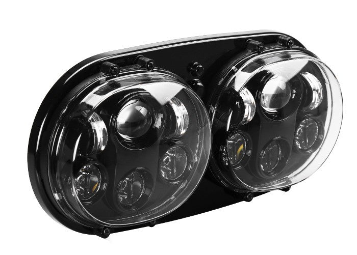 FARO DOBLE LED de 7 "para Harley Davidson Road Glide 2004 ~ 2013