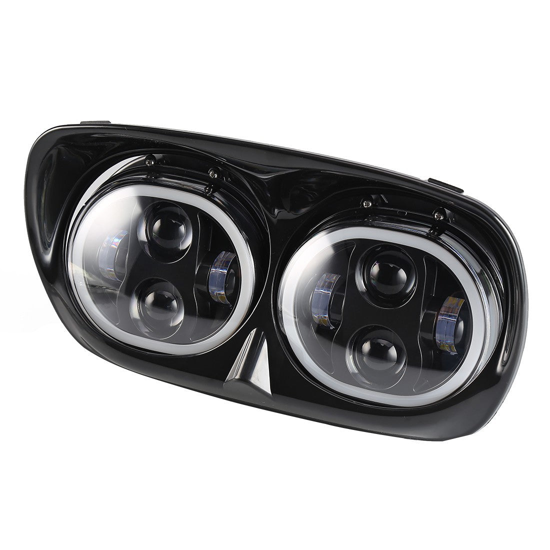 Faro a LED anteriore moto - road glide - harley davidson - nero – immagine 15