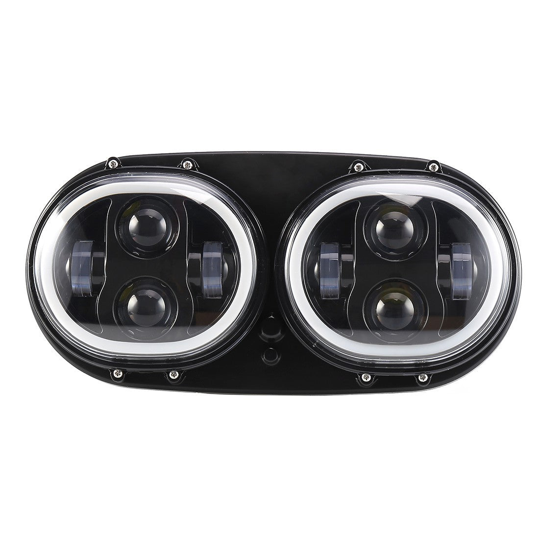 Faro a LED anteriore moto - road glide - harley davidson - nero – immagine 16
