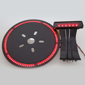 Decorazione LED per pneumatico della ruota di scorta, Jeep Wrangler 1986–2016