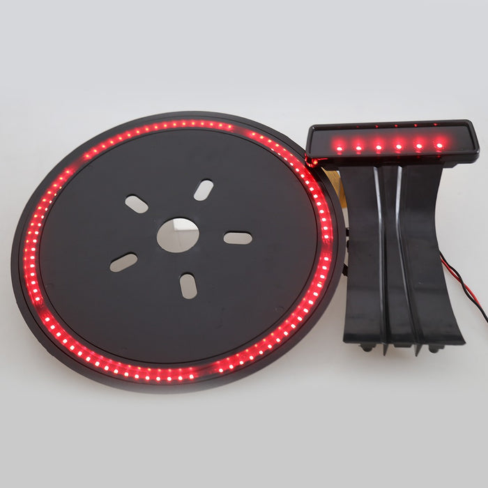 DECORAZIONE LED RUOTA DI SCORTA PNEUMATICO PER JEEP WRANGLER  1986-2016