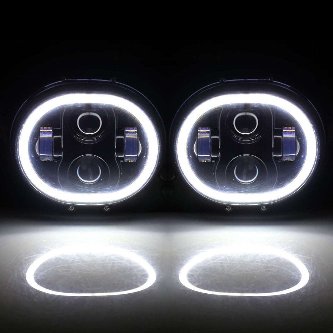 Faro a LED anteriore moto - road glide - harley davidson - nero – immagine 21