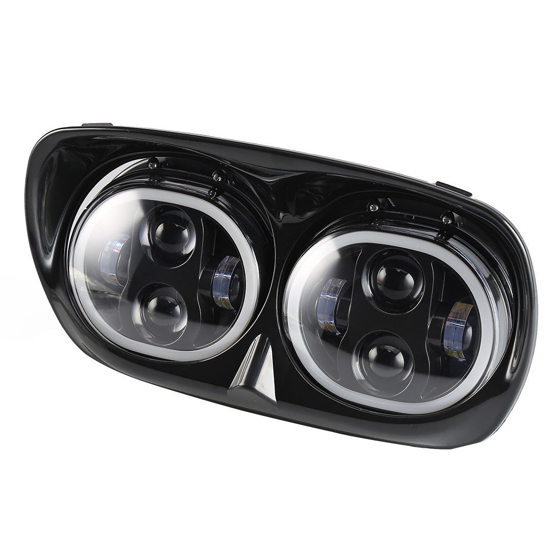 Faro a LED anteriore moto - road glide - harley davidson - nero – immagine 24