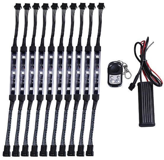 Strisce a LED per moto RGB 5050SMD l impermeabili – immagine 2