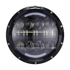 Faro a LED anteriore 7' 80W abb./anabb.adatto per for moto/jeep