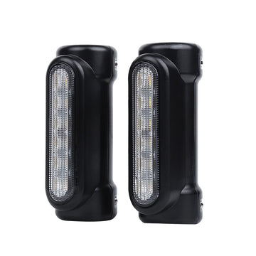 Luci LED 4,5 W per barre paramotore moto con freccia, nere