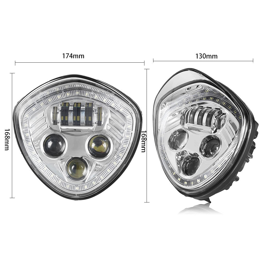 Nuovo design faro a LED anteriore polaris victory moto con angel eye - vegas – immagine 6