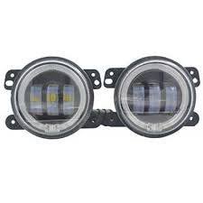 Faro aled anteriore moto per nebbia harley davidson 4.5' con halo - 30W
