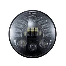 FARO LED 5,75" ANTERIORE con Gravity Sensor per motocicletta - SFONDO NERO – immagine 2