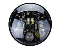 5.75" FRONT LED HEADLIGHT with Gravity Sensor for motorcycle and car - BLACK -