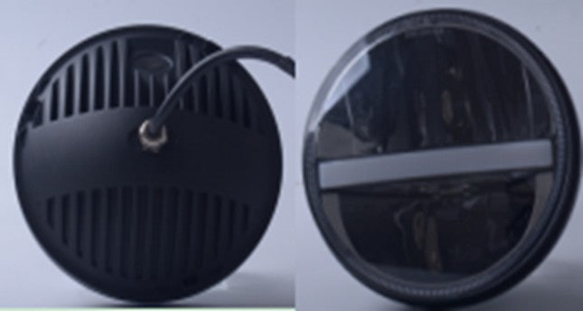 Faro LED anteriore 7" con indicatore di direzione -25W- nero – immagine 2