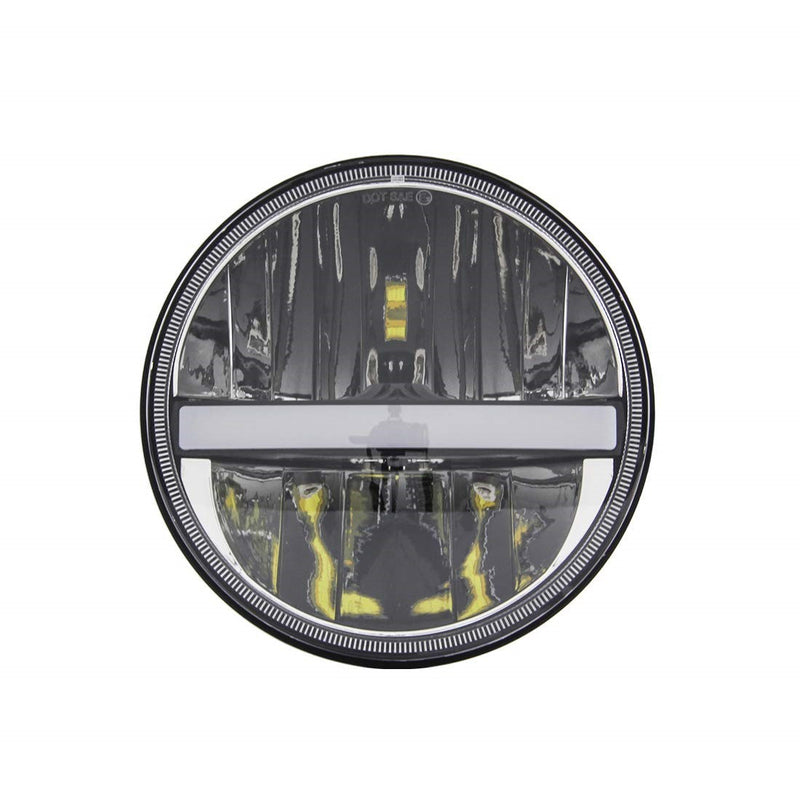 FARO LED ANTERIORE  7" CON INDICATORE DI DIREZIONE -25W- NERO