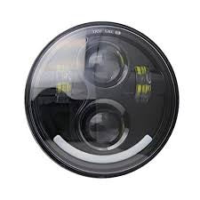 Faro a LED "smile" anteriore moto/auto ( harley-davidson 5.75 pollici)