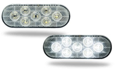 FOCO LED BLANCO OVALADO 6,25" PARA MOTO-COCHES-CAMIONES-TRACTORES