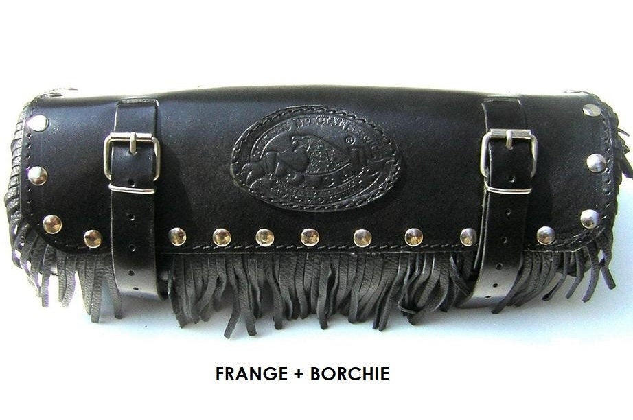 Rullone "pach" grande - porta attrezzi - frangiato con borchie