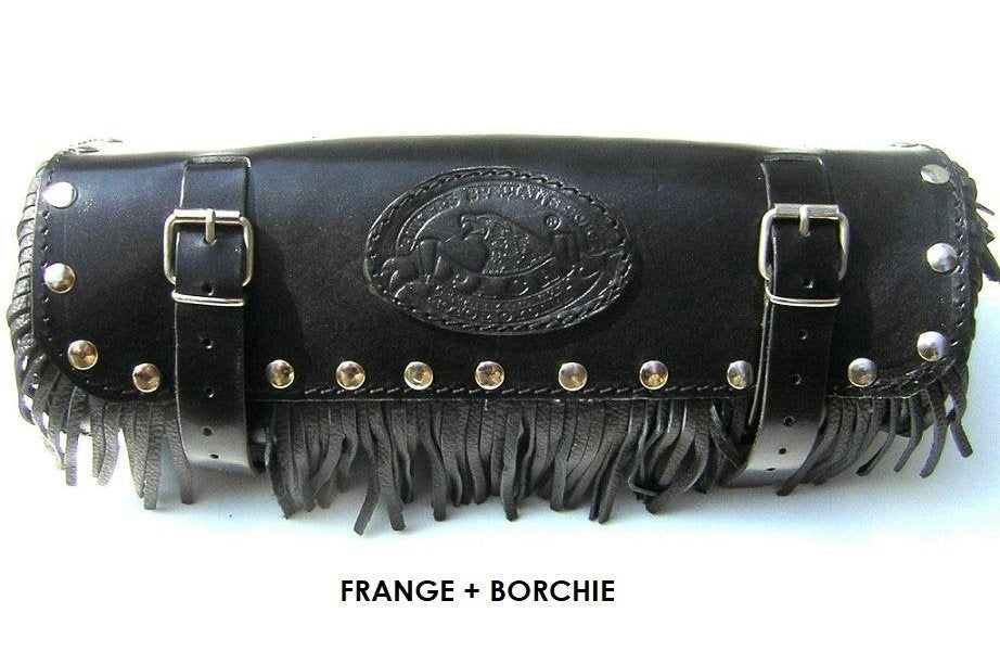LARGE "PACH" ROLLER - TOOL HOLDER - FRINGED WITH STUDS