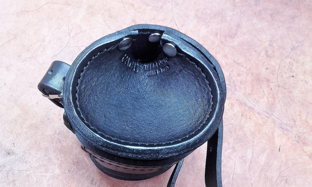 Rullo "pach" mignon frangiato porta attrezzi - marrone-nero-testa di moro -naturale – immagine 7