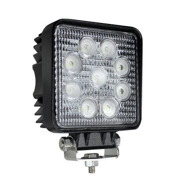 Faro LED quadrato 27 W per Jeep Wrangler